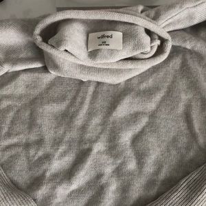 wilfred grey cyprie sweater